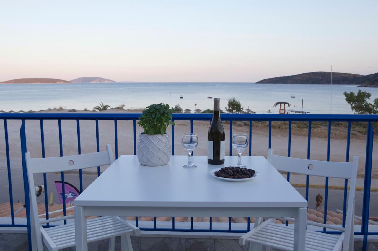 Mediterranean Sandy Beach Apartment Tolo Luaran gambar